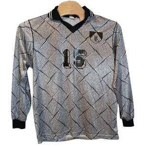 Vintage High Five Sportswear #15‎ Long Sleeve Collar Soccer Jersey size Xlarge